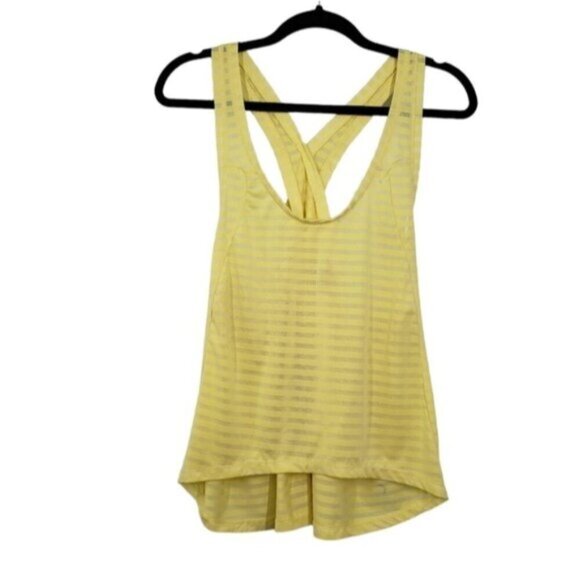 ZYIA Lemon Nimbus Split Back Tank XXL Activewear - Picture 5 of 16